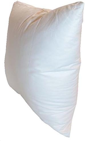 Pillowflex Premium Polyester Pillow Insert – 22x22 - Square Pillows Form, Machine Washable, Soft Sham Supports, Decorative Form for Covers and Throw Pillows, Hypoallergenic - Made in USA - 2 Pack