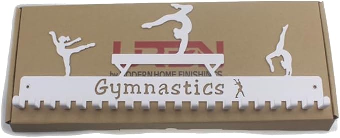 Gymnastics, Dance, Cheer Medal Hanger Display, Medal Holder Ribbon Display & Award Medal Rack, Great Dance Gifts for Kids