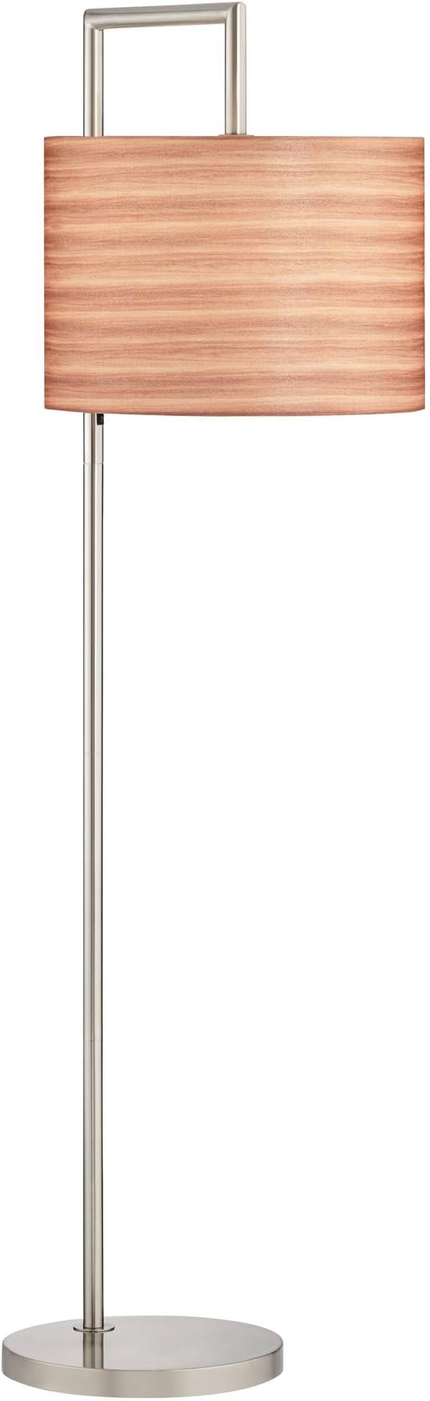 Lamps Plus Wilson 64" High Brushed Nickel Arc Floor Lamp