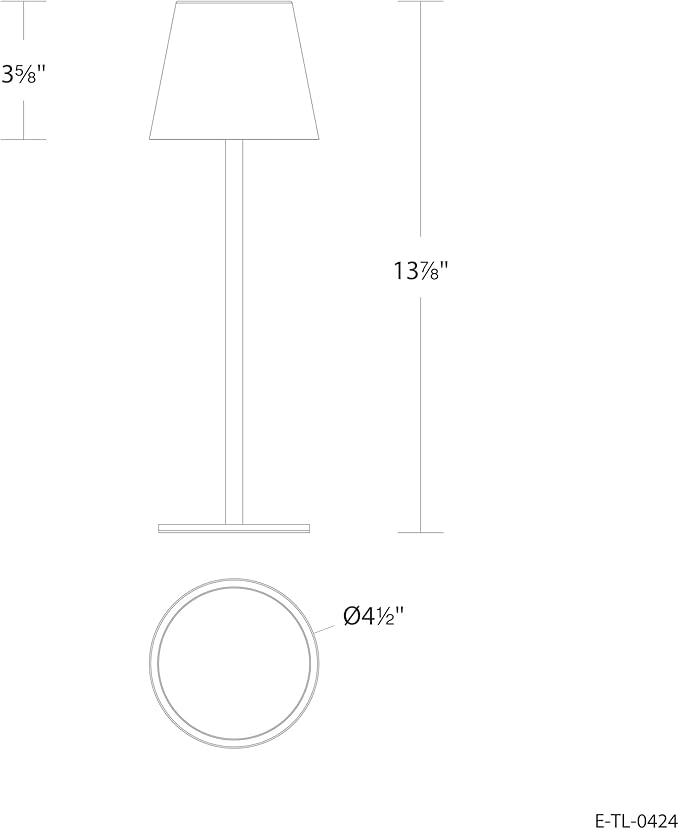 Versa LED Cordless USB-C Re-Chargeable Desk Lamp, 5200mAh Battery Operated with 3 Color Temperature 2700K-3000K-3500K and Fingertip Touch On/Off Plus Dimming with Two 5in Adj Height Stems in White