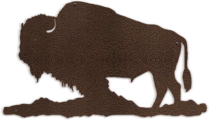 SIGNLEADER Metal Wall Art Decor Prone Cow Minimalist Modern Abstract Wall Sculpture Hangings Home Decoration for Living Room, Bedroom, Bathroom, Kitchen, Outdoor - 18" Bronze