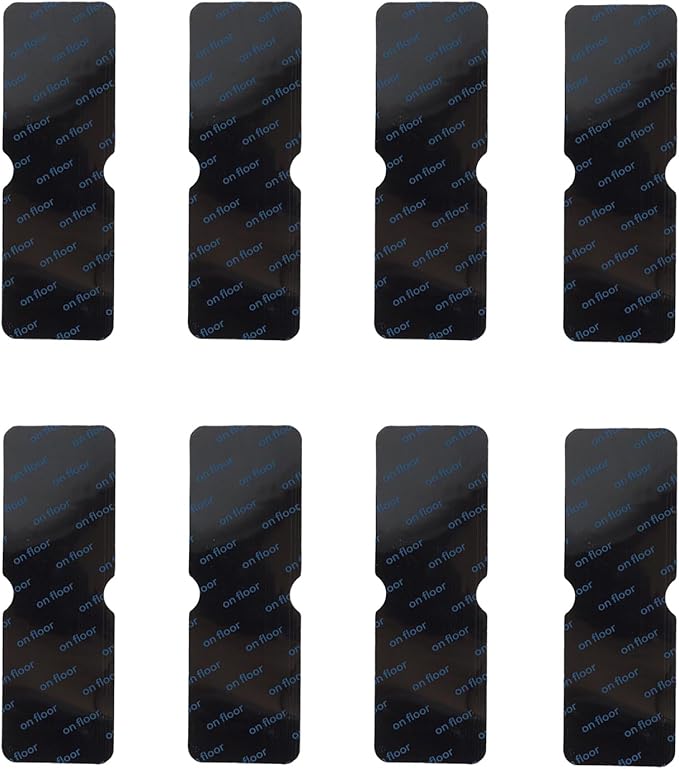 EBQOSK Rug Gripper for Carpet, 8 Pack 5.91 x 1.96 Reusable Adhesive Double Sided Rug Tape for Area Rugs, Rug Tape Pads for Hardwood & Tile Floors, Washable & Residue, No Damaging for Floor Removable