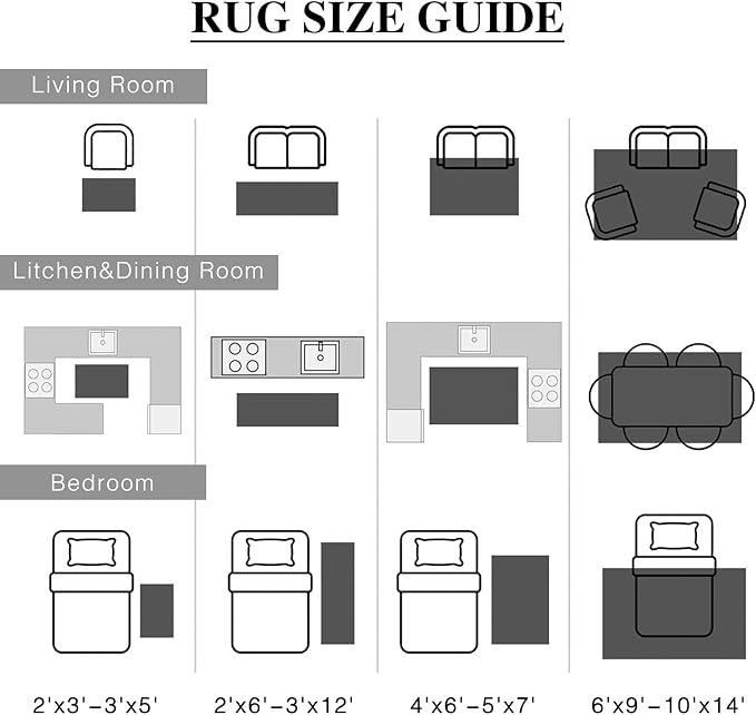 HUGEAR 6x9 Machine Washable Rugs Black Grey Hallway Large Area Rug Indoor Accent Rug Floral Low Pile Carpet Soft Throw Aesthetic Rug Bedroom Living Room Office Dining Room Kitchen Laundry Room