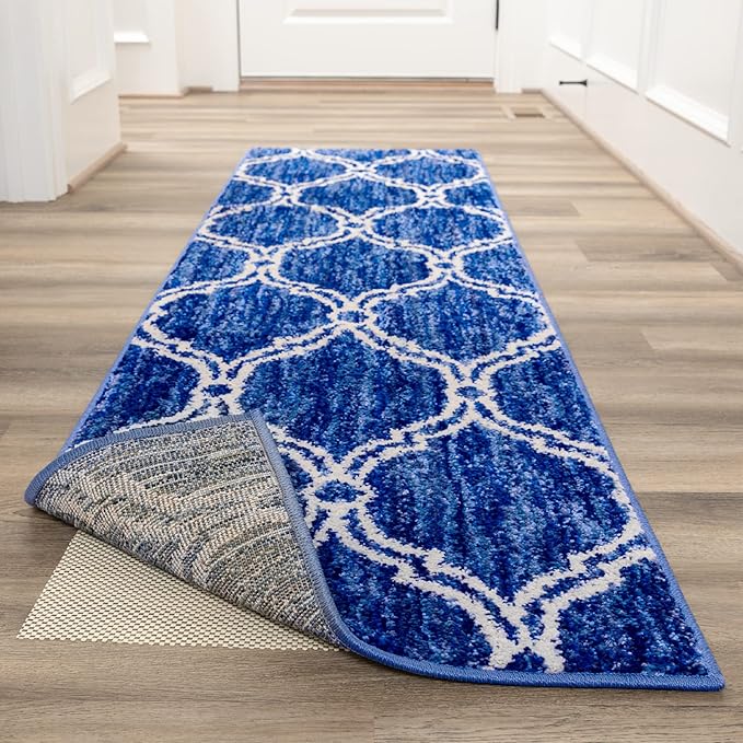 Veken Runner Rug Pad Gripper for Hardwood Floors, Non Slip 2.5x13 Ft Rug Pads for Area Rugs, Thick Rug Grippers for Tile Floors, Under Carpet Anti Skid Mat, Keep Your Rugs Safe and in Place