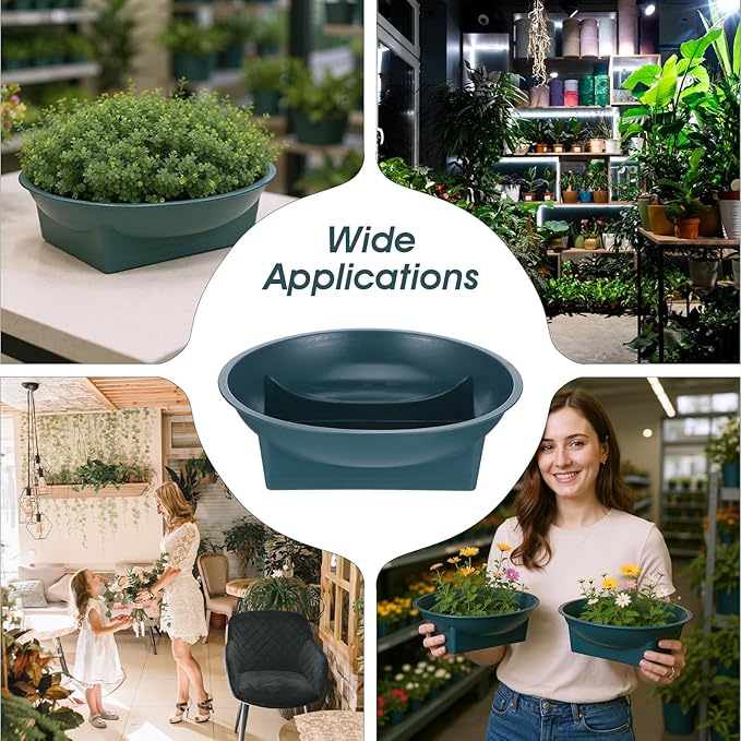 24 Pcs Floral Supplies Green Design Bowls, Floral Foam Bowl for Flower Arrangements Florals Arrangements Supplies Containers Florist Decorative Bowl for Fresh Flower Holiday Wedding Party Decor