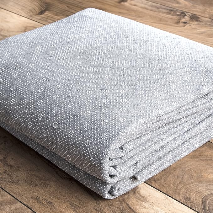 nuLOOM 2' x 10' Premium Eco-Friendly Felt Rug Pad, 1/8 " Thick Low Profile, Non-Slip Backing, Customizable Size, Hardwood, Carpet, Tile, Vinyl, Linoleum, Made in USA, 100% Recycled Materials