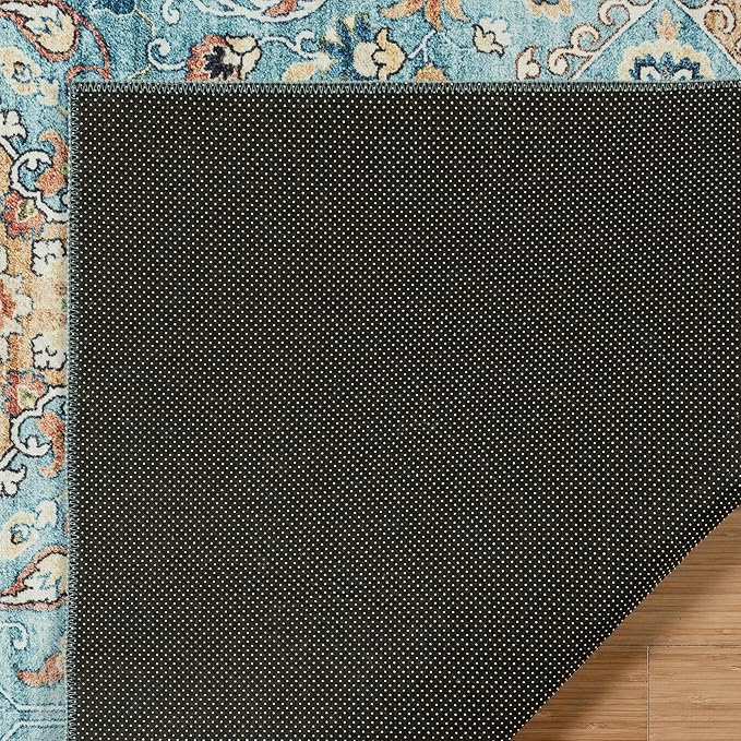 Gertmenian Indoor Boho Rug - 2x6 Runner, Non Slip, Super Strong, Ideal for High Traffic Areas in Entryway, Bedroom, Kitchen - Tanis, Sage, 28501