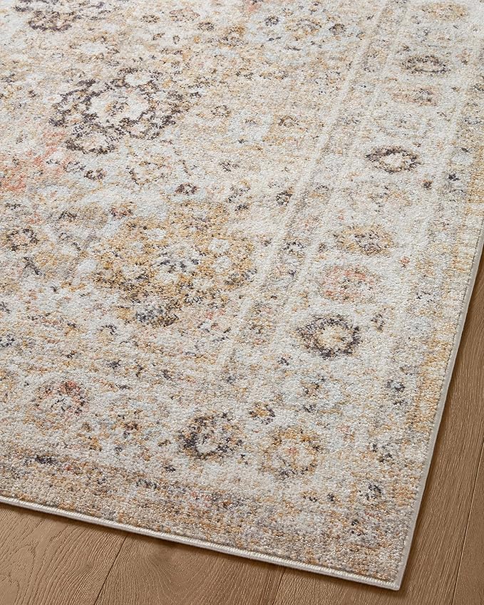 Loloi Monroe Collection MON-02 Beige/Multi 2'-6" x 10'-0" Runner Rug