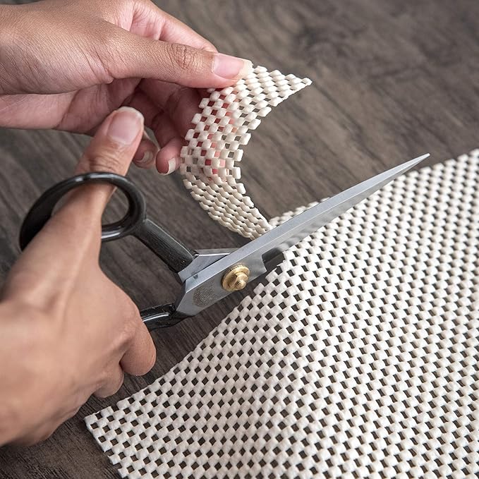 nuLOOM 6' x 9' Non-Slip Gripper Rug Pad, Cushioned for Comfort & Floor Protection, Skid Resistant Pads for Hard Floors Under Carpet Mat Cushion, Customizable Protection