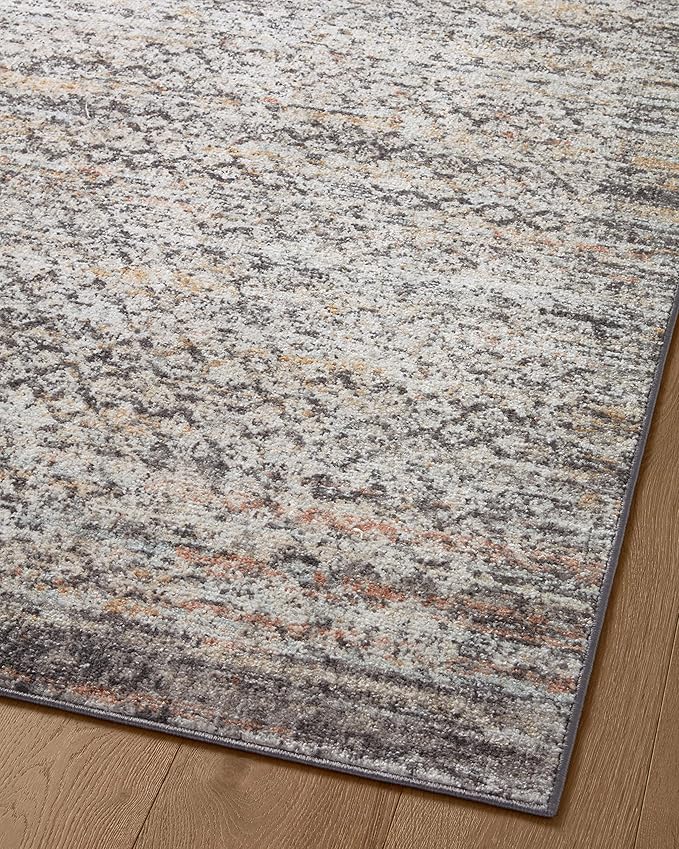 Loloi Monroe Collection MON-03 Grey/Multi 2'-6" x 7'-9" Runner Rug