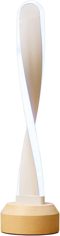 Table Lamp RGB Wood lamp Bedside Lamp 16 Color-Changing Light, Natural Beech Night Light for Living Rooms and Bedrooms Creative Home Decor, Unique House warmging Gift(US-LX-RGB)