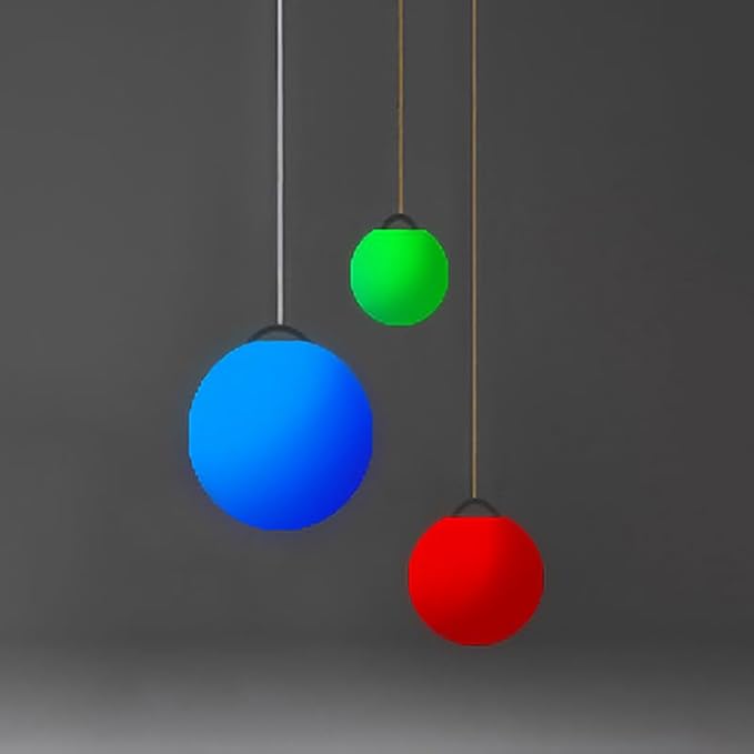 4-Pack 3-Inch Rechargeable LED Orb Lights – 16 Color Glow Spheres, 4 Modes, Waterproof Ambient Lighting Balls, Glowing Orbs for Indoor, Outdoor, Pool, Room, and Patio Decor