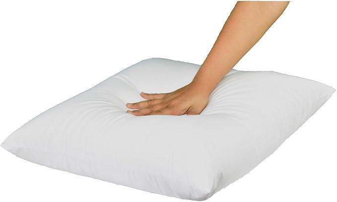 MoonRest® 16x16 Inch Synthetic Down Alternative Square Pillow Insert Form Stuffer for Sofa Shams, Decorative Throw Pillow, Cushion and Bed Pillow Stuffing - Hypoallergenic 16“X 16”