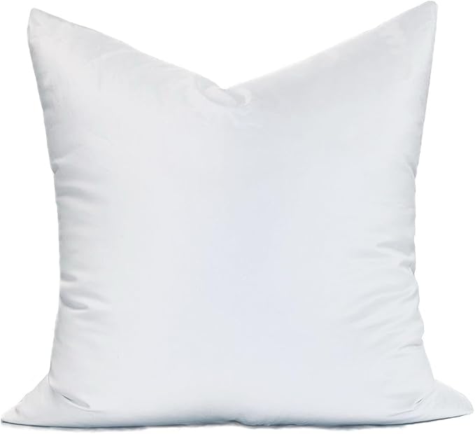 MoonRest® 16x16 Inch Synthetic Down Alternative Square Pillow Insert Form Stuffer for Sofa Shams, Decorative Throw Pillow, Cushion and Bed Pillow Stuffing - Hypoallergenic 16“X 16”