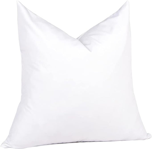puredown® 30 x 30 Feather Down Throw Pillow Insert, 1 Pack Euro Pillow for Decorative Bed Cushion Couch Sofa