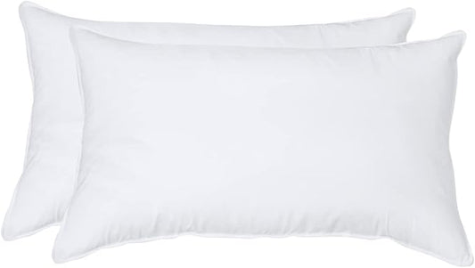 ANT-HOME 14"x24" Pillow Inserts Soft Feather Pillow Set of 2 Indoor Decorative Sofa Down Pillows Bed Pillows Couch Pillow