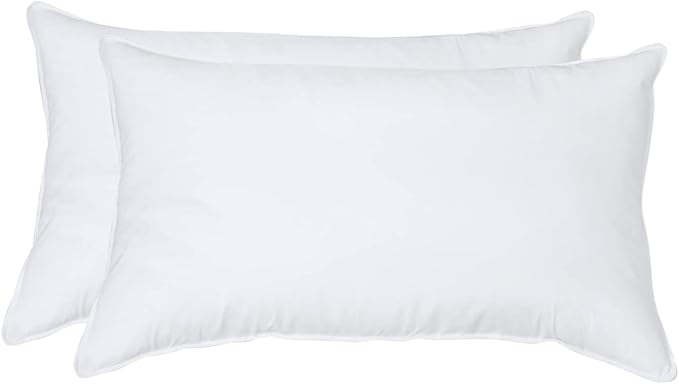 ANT-HOME 12"x20" Pillow Inserts Soft Feather Pillow Set of 2 Indoor Decorative Sofa Down Pillows Bed Pillows Couch Pillow