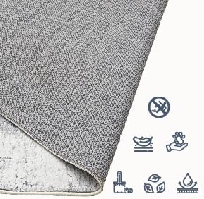 Domitapis Area Rug 5×7, Vintage Boho Rug,Ultra-Soft Low Pile, Washable, Non Slip,Stain Resistant Printed Carpet for Living Room Bedrooms Playroom Office Kitchen, Gold/Grey