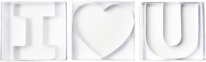 WENPACK 12.5" Cardboard Fillable Heart Shaped Mache Charcuterie Sweets Candy Decorative Box with Clear Lid (White, Heart)