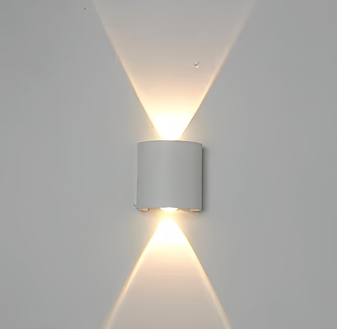 Modern LED Wall Sconces, Warm White Wall Mount Lights Hardwired Indoor Wall Decor Lighting for Bedroom Doorway Hallway Living Room