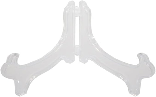 Artliving Display Stand Easel Bowl Stand for Display Large Deep Bowls, Platters and Deep Dishes Clear