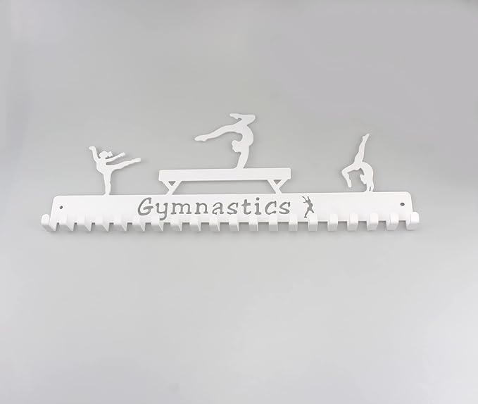 Gymnastics, Dance, Cheer Medal Hanger Display, Medal Holder Ribbon Display & Award Medal Rack, Great Dance Gifts for Kids