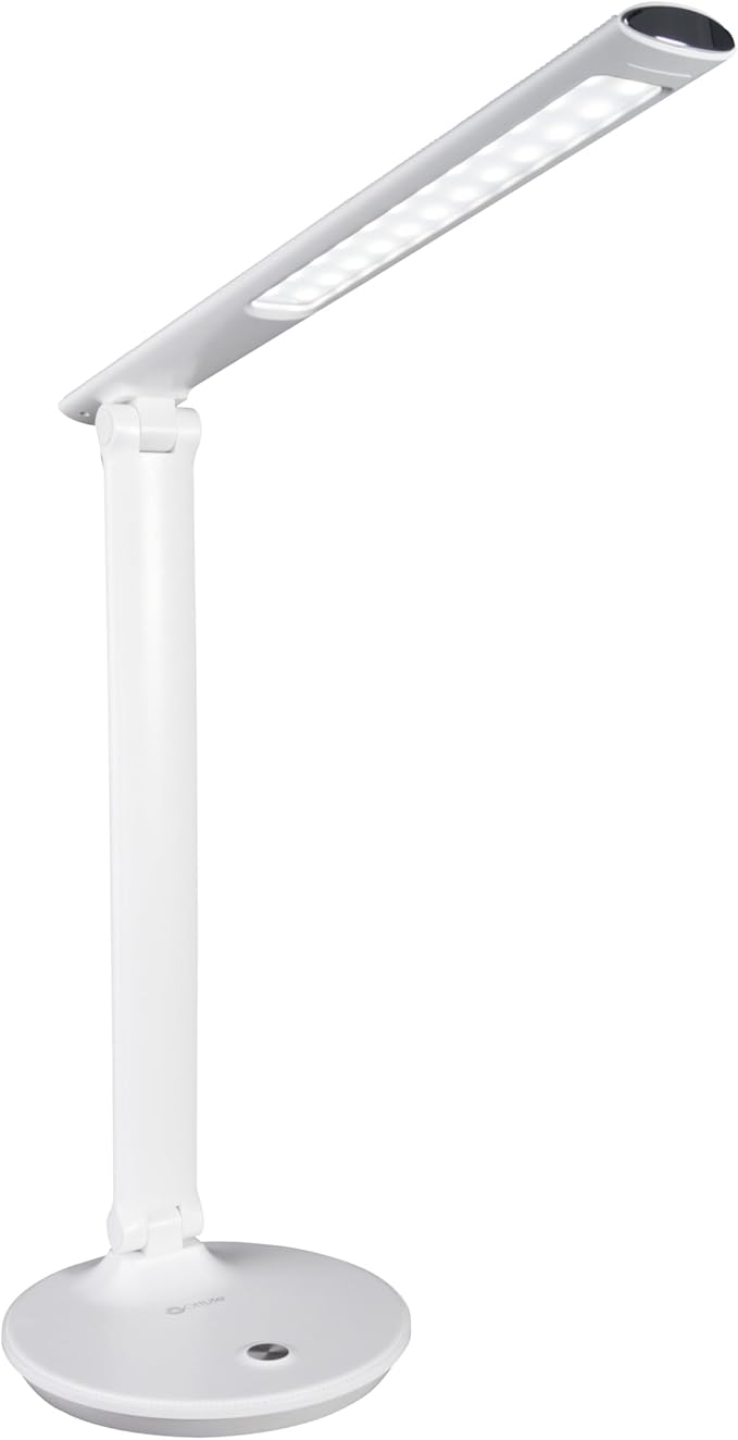 OttLite Emerge LED Sanitizing Desk Lamp with USB Charging – Sanitizes Your Work Space, Touch Activated, Flexible Neck, Modern Light for Reading, Crafting & Office Desktop