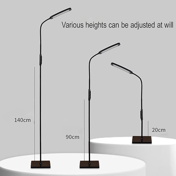 ZGWAUYYDS LED Floor Lamp for Living Room Lash Light for Eyelash Extensions Lash Lamp Stepless Adjustable 3000k-6000k Colors & Brightness Standing