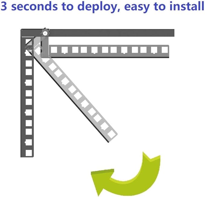 Jingchengmei 3U 19 Inch Wall Mount Vertical Rack Bracket -Wall Mount Patch Panel Bracket for Network & Data Equipment (3U90)