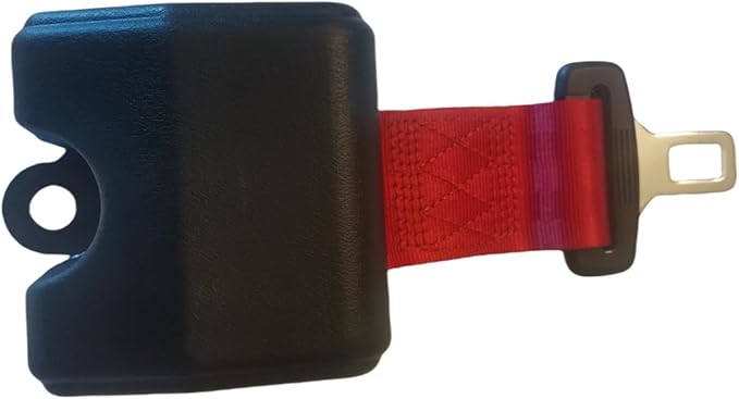 Yakitoko 1Pack Universal Tractor Seat Belts and Suitable for Forklift Mower Buggy Golf Cart Retractable 70inch Red