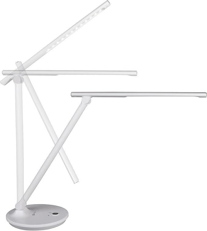 OttLite Emerge LED Sanitizing Desk Lamp with USB Charging – Sanitizes Your Work Space, Touch Activated, Flexible Neck, Modern Light for Reading, Crafting & Office Desktop