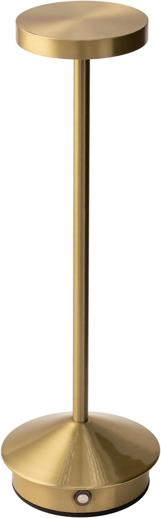 Orbit LED Cordless USB-C Re-Chargeable Desk Lamp, 5200mAh Battery Operated with 3 Color Temperature 2700K-3000K-3500K and Fingertip Touch On/Off Plus Dimming in Satin Brass