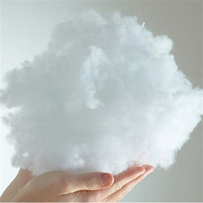 MoonRest® - Fiberfill - Synthetic Down Alternative Polyester Stuffing for Pillow Insert Form, Sofa Shams Stuffer, Decorative Throw Pillow, Cushion and Bed Pillow - Hypoallergenic