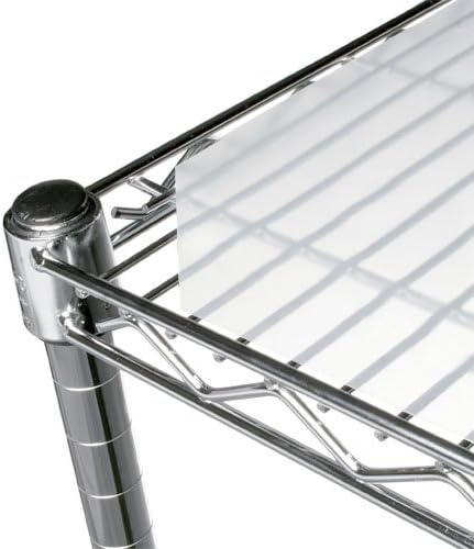 Shelving Inc. 18"d x 18"w Translucent Wire Shelf Liners, 4 Count