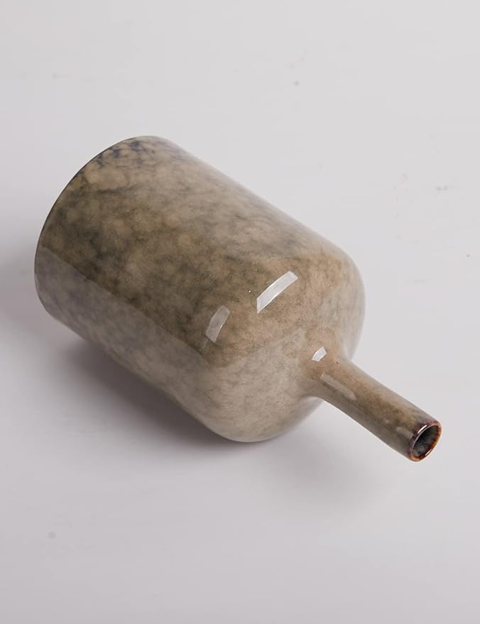 HAUCOZE Ceramic Decorative Vase Modern Decor Statue Table Centerpiece Sculpture Gifts 8.0inch
