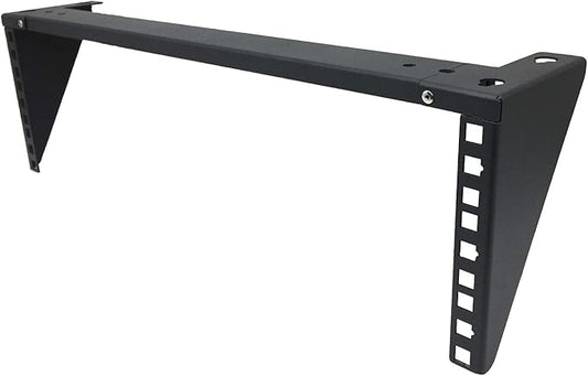 Jingchengmei 3U 19 Inch Wall Mount Vertical Rack Bracket -Wall Mount Patch Panel Bracket for Network & Data Equipment (3U90)