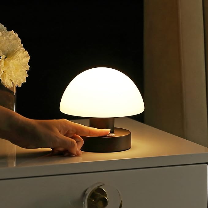JONATHAN Y JYL7113A Zoe 5.75" Bohemian Farmhouse Iron Rechargeable Integrated LED Table Lamp Contemporary Bedside Desk Lamp for Bedroom Living Room Office, Oil Rubbed Bronze/White