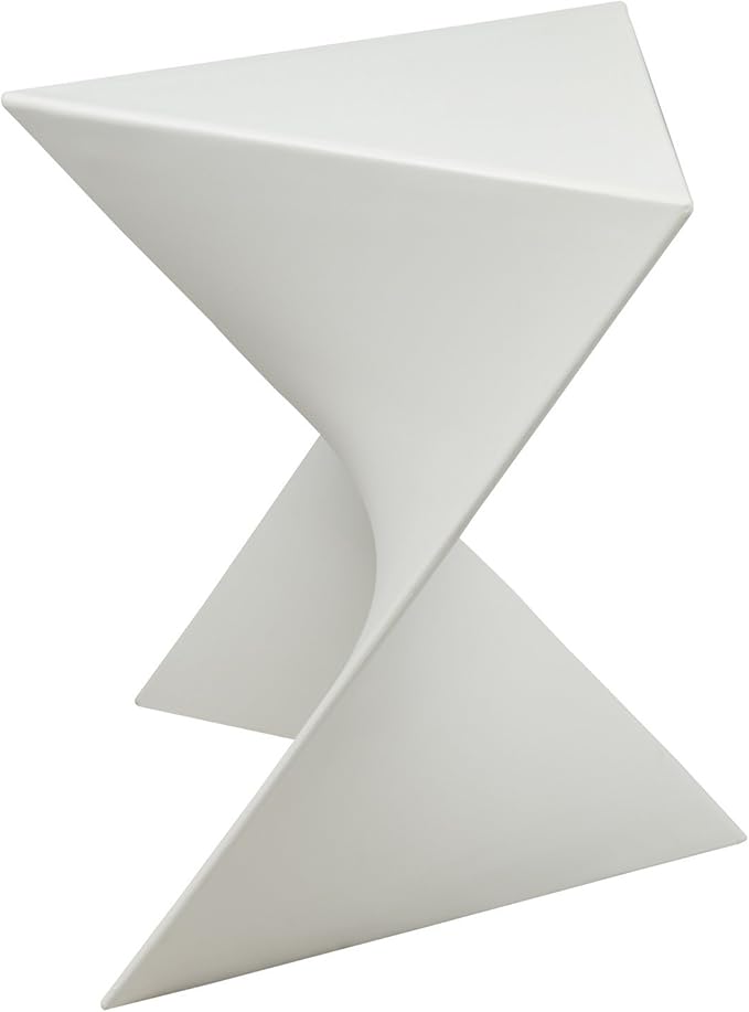 LeisureMod Danbury Modern Vanity Side Table, White