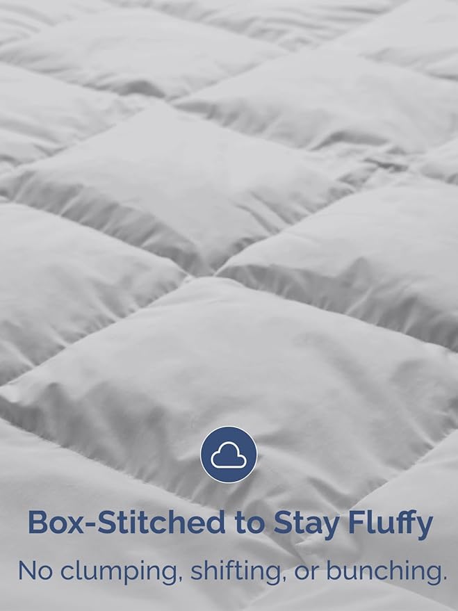 Full Size, Dark Grey & French Grey Reversible Alternative Down Comforter - Warm Lightweight Breathable Hotel Quality Bedding Set - All Season Fluffy Oversized Cooling Microfiber Duvet Insert Comforter