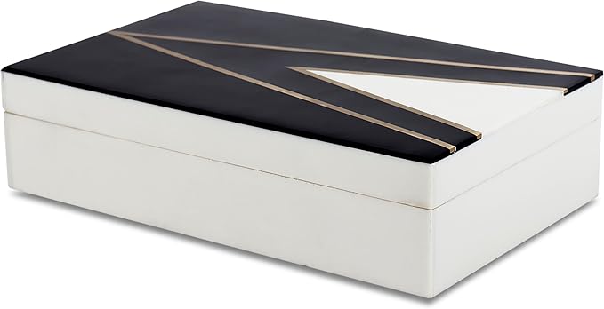 Handicrafts Home Decorative Box 8x6 – Photo Storage Box, Jewelry Organizer, Modern Decorative Storage Box with Lid, Bohemian Table Décor, Vintage Keepsake Box for Shelf or Coffee Table Décor