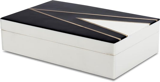 Handicrafts Home Decorative Box 8x6 – Photo Storage Box, Jewelry Organizer, Modern Decorative Storage Box with Lid, Bohemian Table Décor, Vintage Keepsake Box for Shelf or Coffee Table Décor