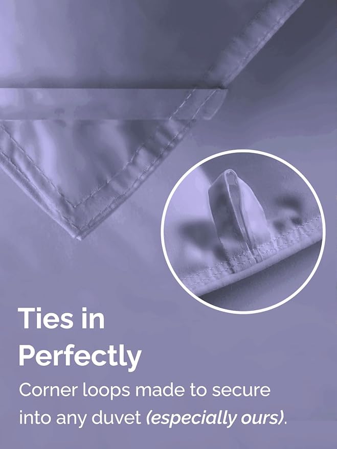 King Size, Lavender Alternative Down Comforter - Warm & Lightweight, Luxury and Breathable Hotel Quality Bedding Set - All Season Fluffy and Cozy Oversized Cooling Microfiber Duvet Insert Comforter