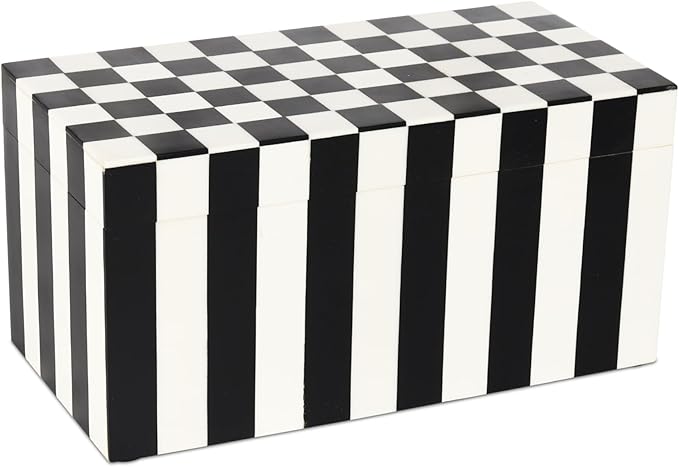 Handicrafts Home Decorative Organizer Box 10x5 – Large Keepsake Box with Lid, Modern Decorative Storage Box, Bohemian Coffee Table Décor, Jewelry & Memory Box, Decorative Accent Box for Home Décor