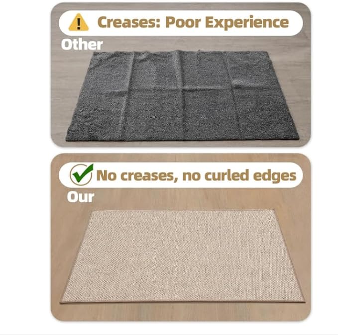 Color&Geometry Kitchen Rugs and Mats Non Slip Washable, Absorbent Kitchen Mats Woven Runner Rug Easy to Clean Kitchen Floor Mats for in Front of Sink, Laundry Room, Hallway, 17”x47”, Dark Grey