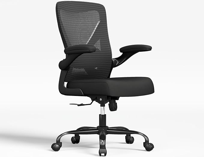 Ergalithic Ergonomic Office Chair - X-Shaped Computer Desk Chairs Comfy, Mesh High-Back Gaming Chair with Adjustable Lumbar Support, Executive Task Chair for Adults, Comfortable for Long Hours