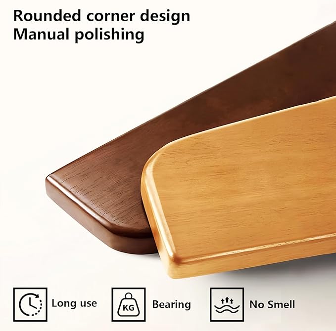 Wall Mounted Piano Key Hanger | Flip Style Hook | Entrance Wall Art Hook, Made of Oak Wood (3 Times Painted, 4 Times Polished) (Tray Walnut-Beech, 6Hooks)
