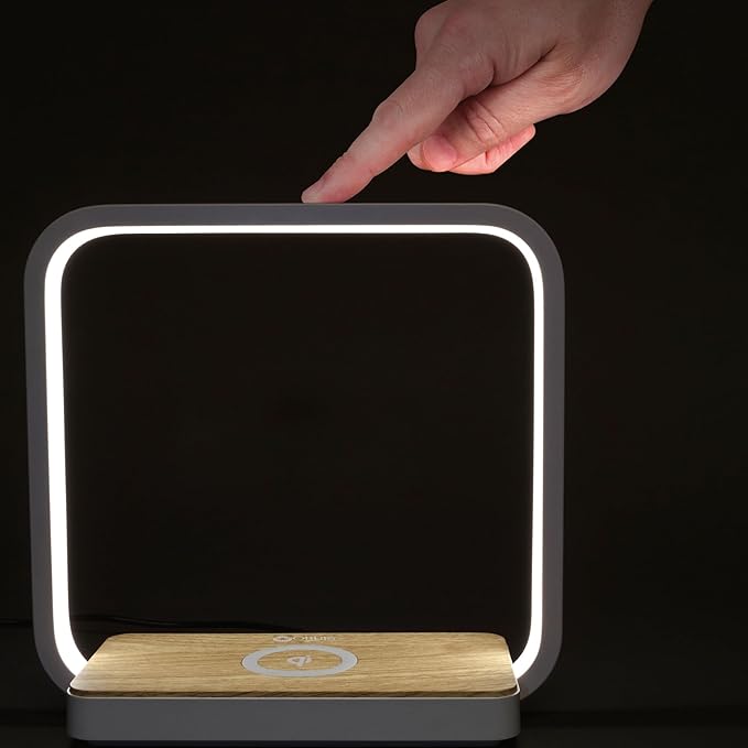 OttLite Wireless Charging Station and Night Light, White