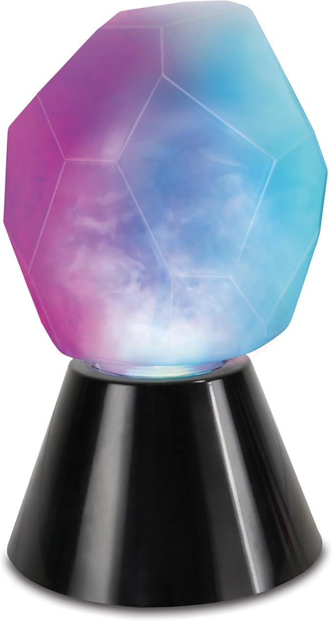 ENHANCE Tabletop Crystal Lamp - Portable Crystal Light with Swirling RGB Lighting Effect, Up to 40 Hours of Battery Life, USB Type-C Port - Perfect for Home Decor, Mood Lighting for Tabletop Games