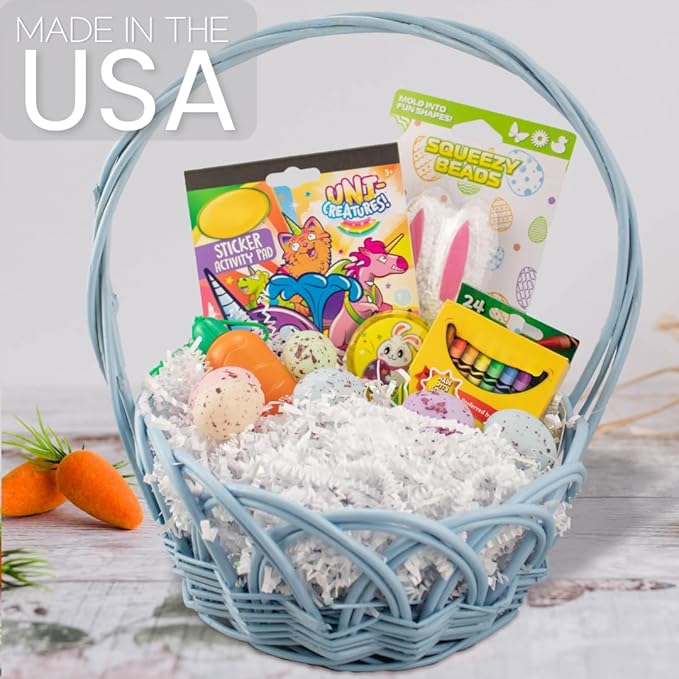 MagicWater Crinkle Cut Paper for Gift Baskets - 2LB - Diamond White - Perfect for Shredded Paper Filler, Basket Filler, Gift Boxes, Bridesmaid Gifts,Christmas Stuffers & More – Ideal for All Occasions