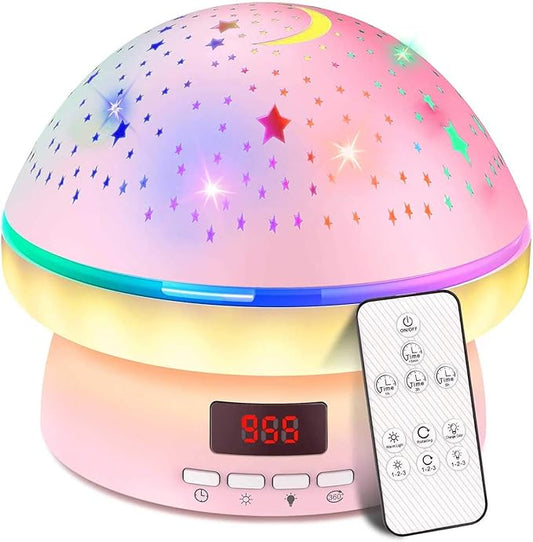 MINGKIDS Valentines Gifts for Kids Toys for 3-8 Year Old Girls Boys,Star Night Light Projector with Hard Projection Cover, Timer&Rotation,2-9 Year Olds Kids Chritsmas Birthday Gifts